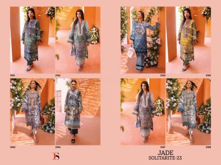Deepsy Jade Solitarite Vol 23 Embroidery Pakistani Suits Catalog
